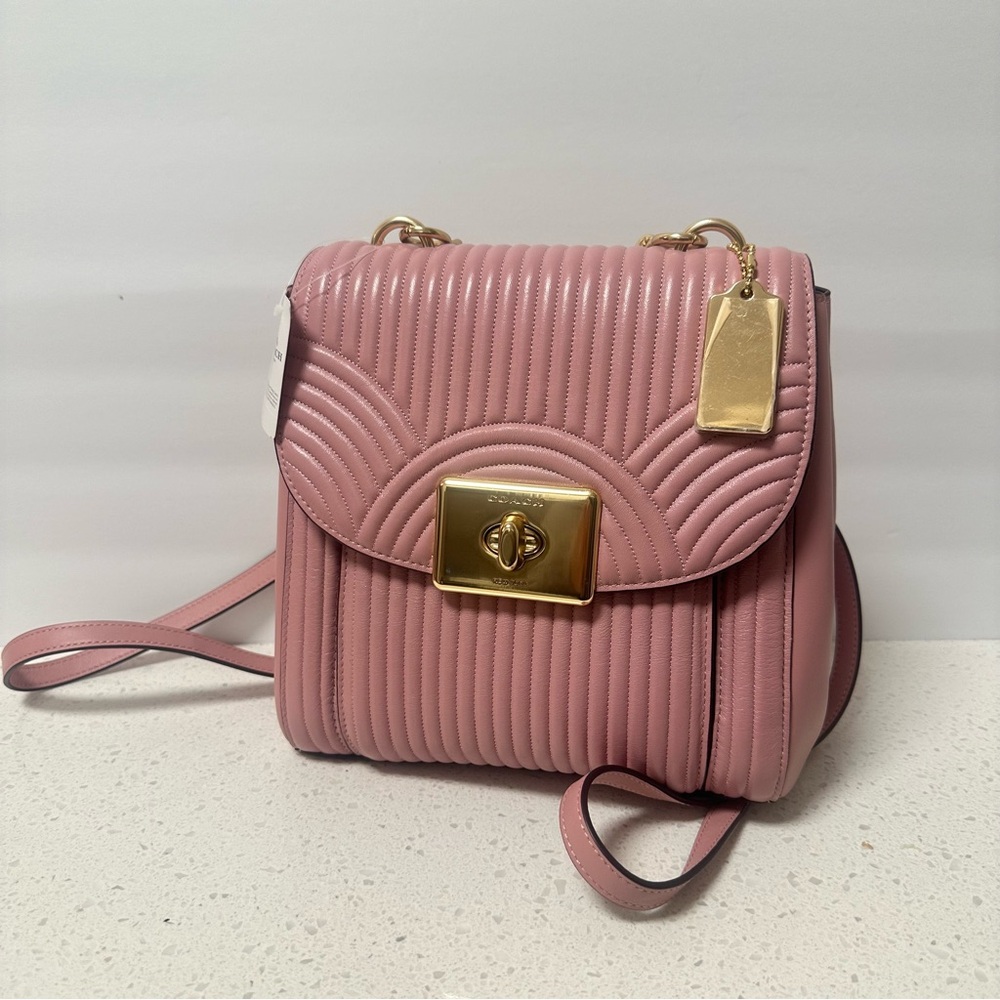 COACH CASSIDY BACKPACK WITH CHARM NWT